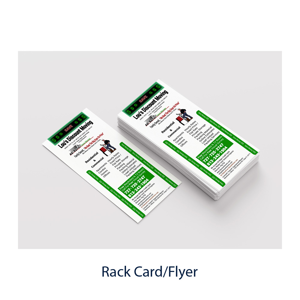 rack card google