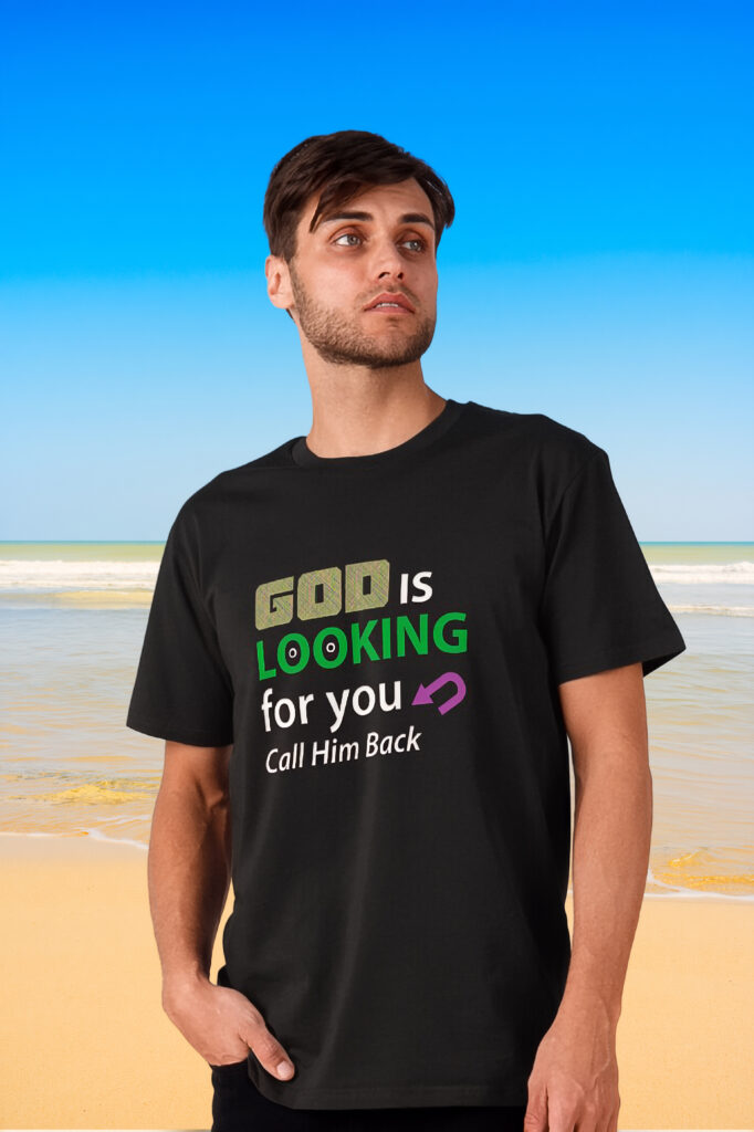 tshirt god back beach copy